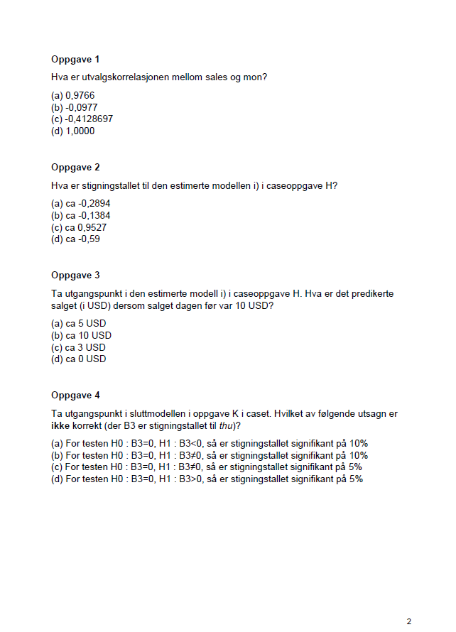 MET3590 - Eksempeloppgaver - Høst 2025
